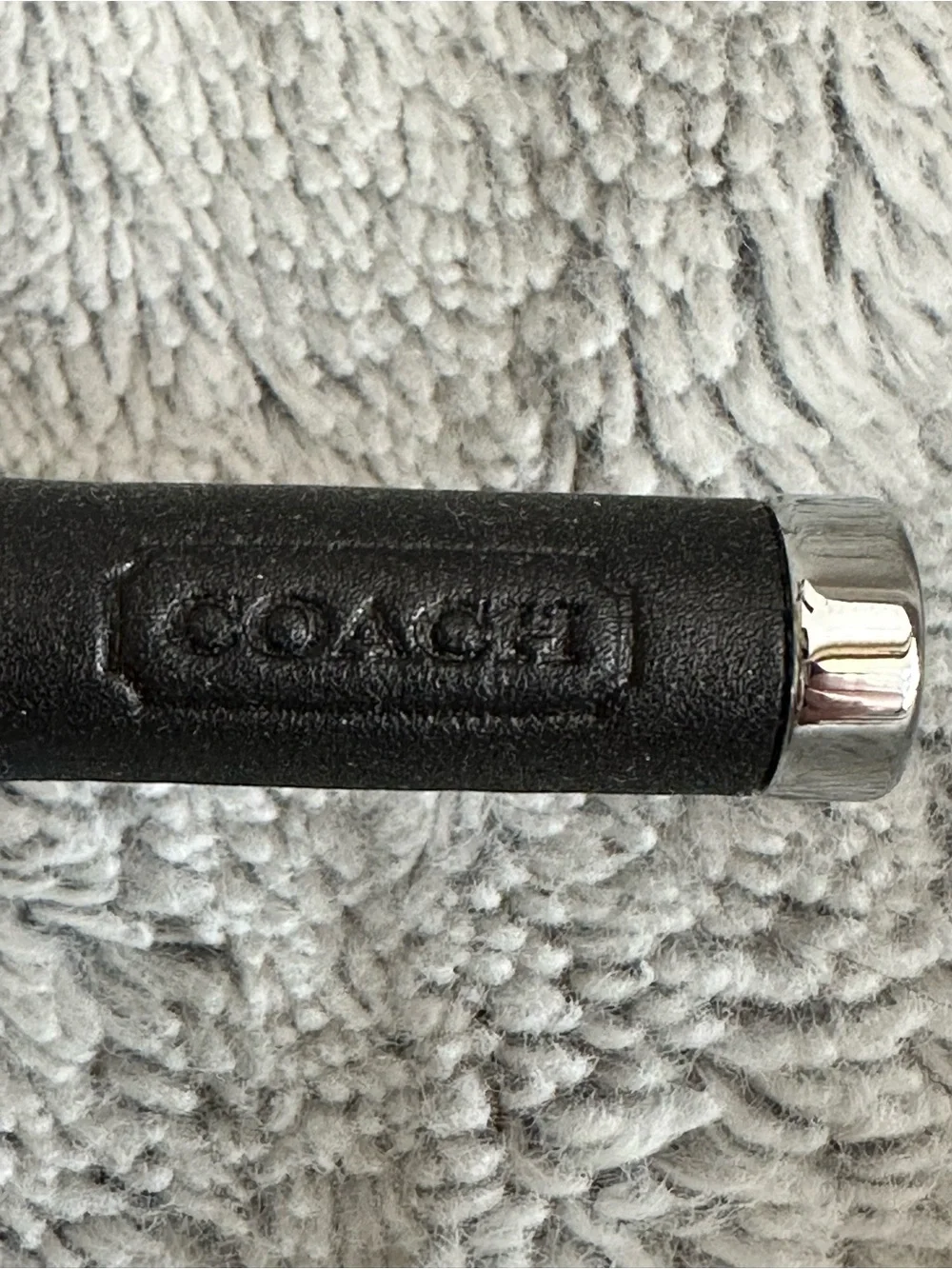 Coach Lexington Leather Corkscrew Wine Bottle Opener